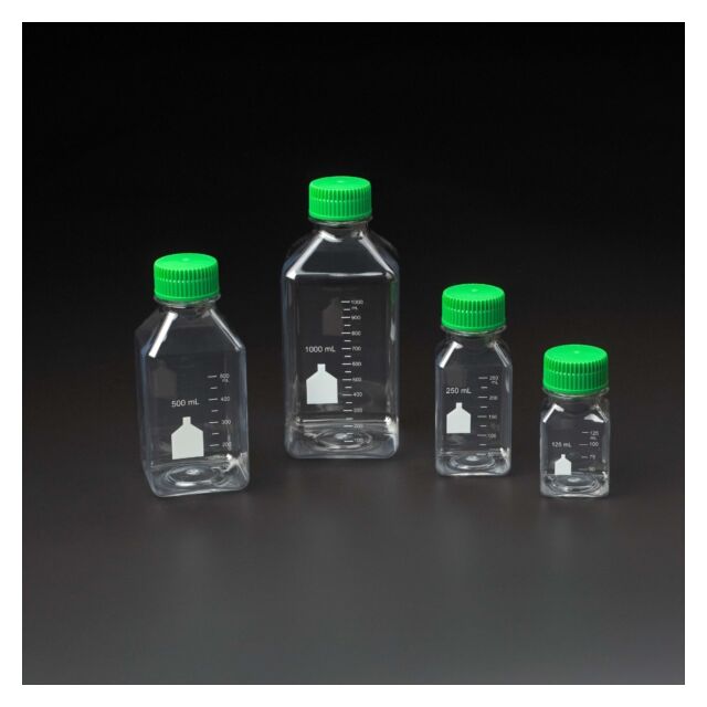 Celltreat® Scientific Products Square Media Bottles (PET)