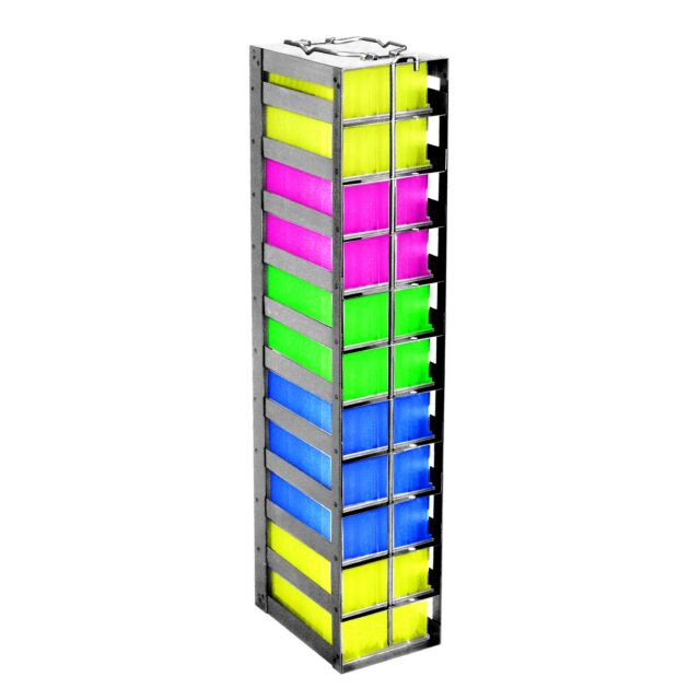 Vertical Freezer Racks for Plastic Storage Boxes