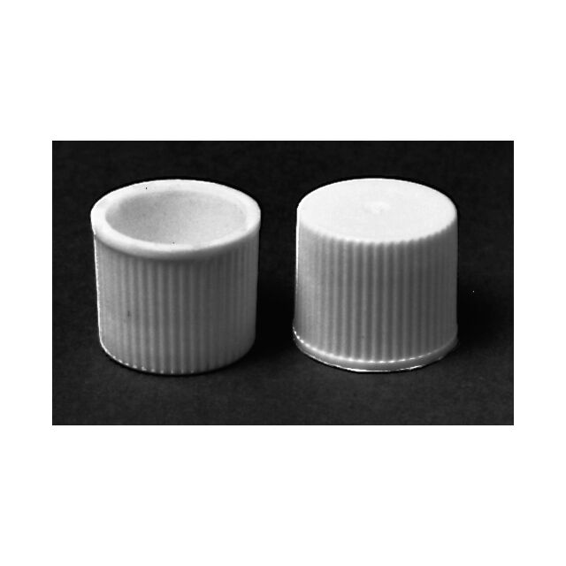 White Polypropylene Caps for Screw Thread Culture Tubes