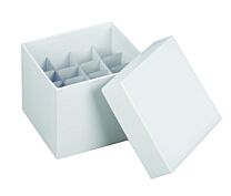 MSP brand 4 ¾" Cardboard Freezer Boxes for 15 & 50mL Tubes wtih Dividers