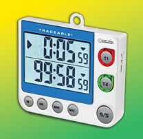 Traceable® Flashing LED Big-Digit Dual Channel Timer 
