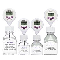 Frio-Temp Calibrated Electronic Verification Lollipop Stem Thermometers for Refrigerators, Incubators and General Applications