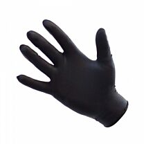 Dynarex Black Nitrile Gloves, Powder-Free