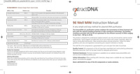 ExtractDNA 96 Well MINI Instruction Manual