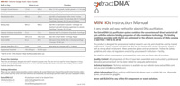 ExtractDNA MINI Instruction Manual